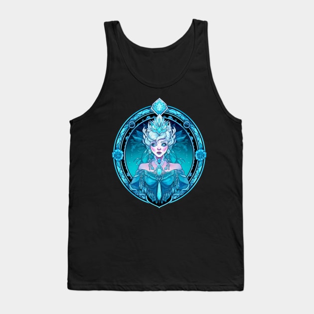 The Elvish Ice Queen Tank Top by ZombieTeesEtc